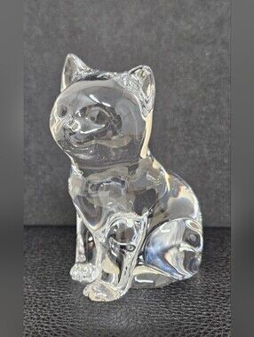Princess House 24% Lead Crystal Cat